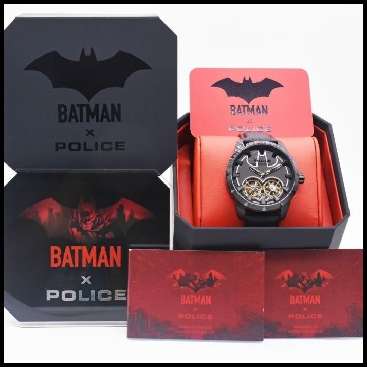 Jam Tangan Pria Original Police Batman Limited Batman Pewge0022701