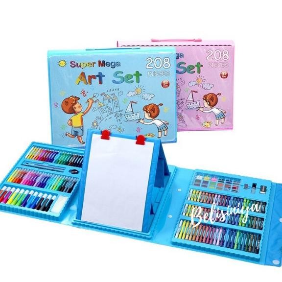 

er-87 [ LSC ] Crayon Pensil Warna Art Set Pensil Warna Crayon ( 208 ) Berkualitas