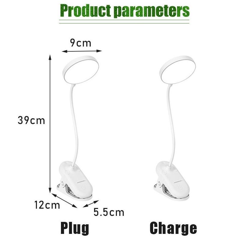 Lampu Lampu Belajar Jepit Meja / Lampu Belajar  Portable Charger Led / Lampu Meja Lampu Belajar Jepi