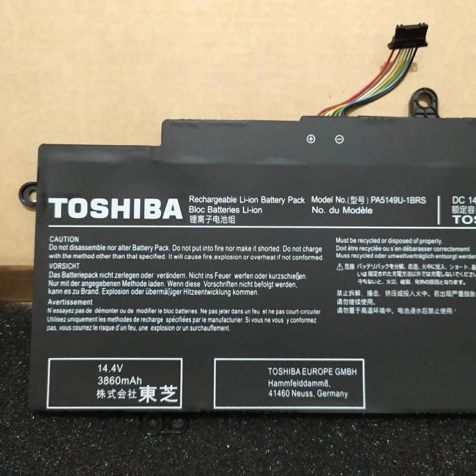 Baterai Batre Original Toshiba Tecra Z40 Z50 Series Pa5149 Pa5149U