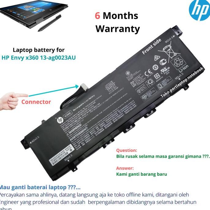 Baterai Hp Envy X360 13-Ag0023Au Laptop Battery