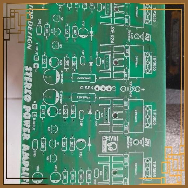 [SPL] KIT POWER AMPLI STEREO FINAL NPN TRANSISTOR SANKEN OR TOSHIBA