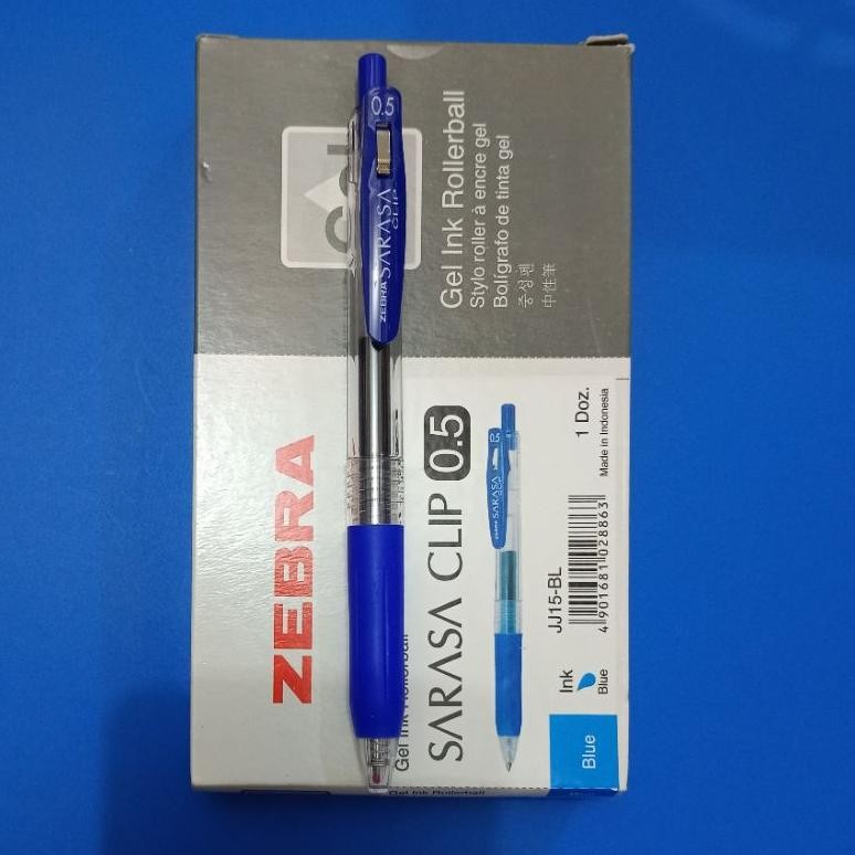 

gq-68 PULPEN SARASA ZEBRA 0.5/0.7/1.0 (1PAK/12PCS) Termurah