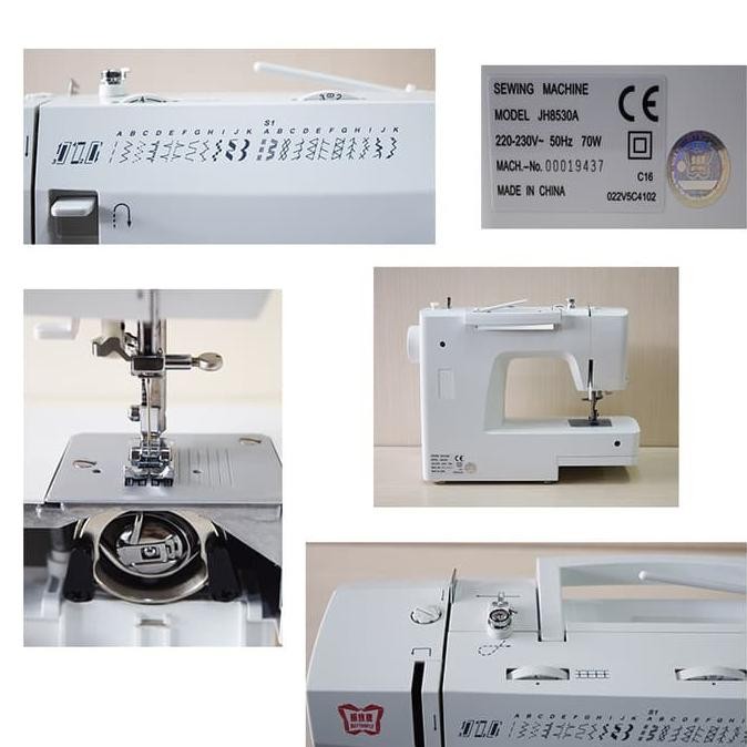 New [Promo] Butterfly Jh8530A / Jh 8530 A / Jh 8530A -Mesin Jahit Portable