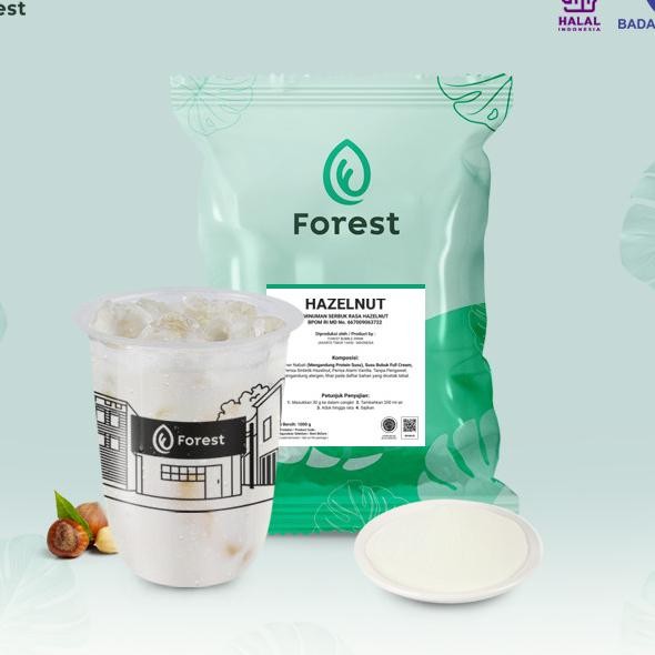 

Bubuk Numan Hazelnut Powder - Forest Bubble Drink