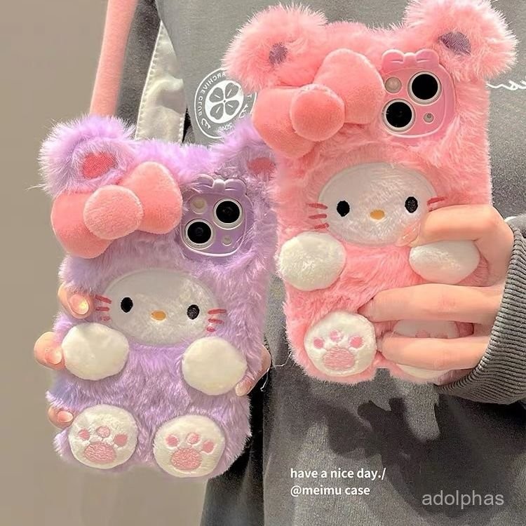S8Samsung Autumn and Winter Cute/Plush/A71/KittenS10S21FES207uItraApplicable Phone CaseS9 CY0J