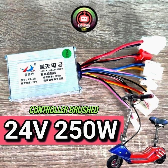 Kontroler Skuter Listrik 24V 250W Controller Modul Original