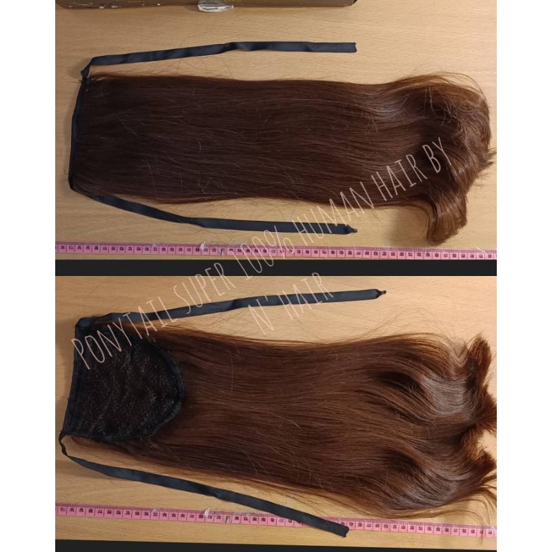 KUNCIRAN EKOR KUDA/PONYTAIL RAMBUT ASLI