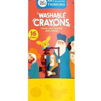 

Joan Ro Washable Crayon 16 Color Krayon Set Anak