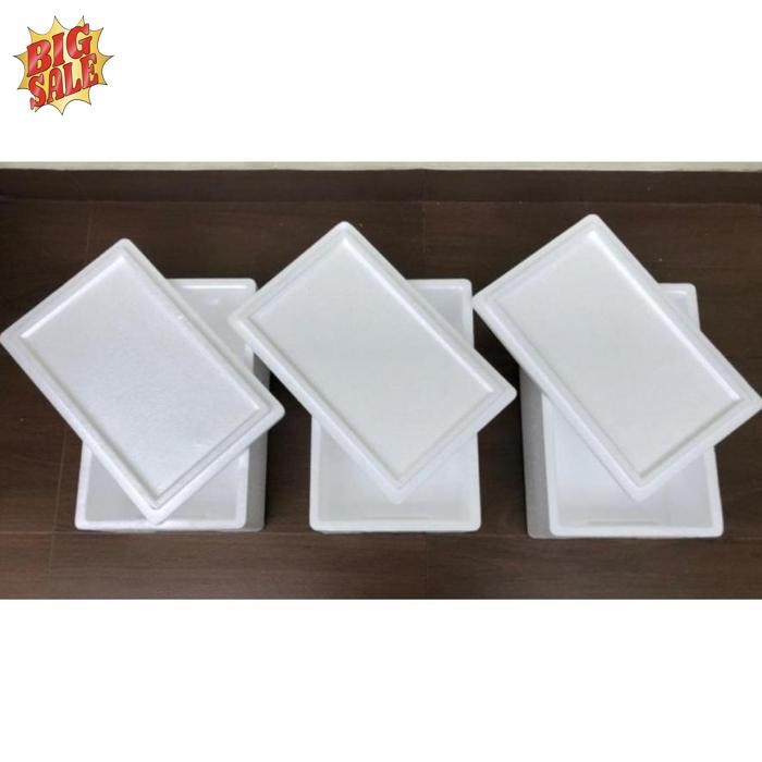 Hemat Box Styrofoam 2Kg Cooler Box Sterofoam Frozen Food Sterofom Kotak Kecil Breeding Ikan Cupang P