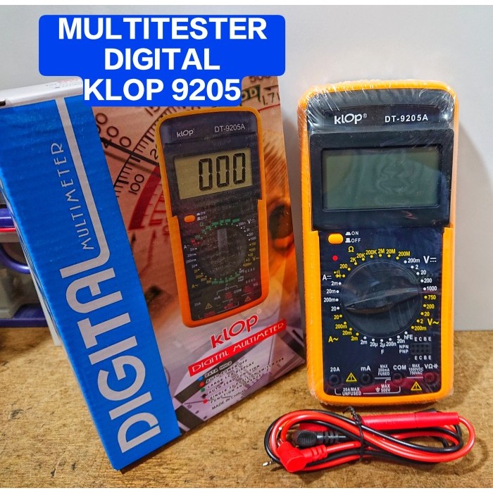 hanya disini] Multitester Multimeter Avometer DIGITAL DT-9205A DT 9205A DT9205 A