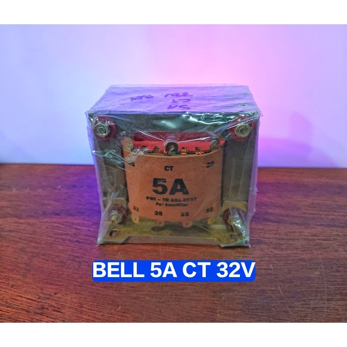 @@@@] Trafo 5A CT 32V BELL / Trafo BELL 5A CT 32V Original Tembaga Murni