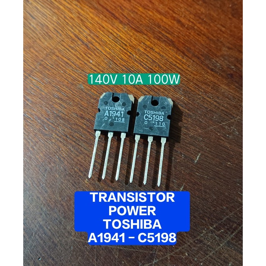 /////] Transistor Tr A1941 C5198 Toshiba A1941 C5198 Transistor Power Final