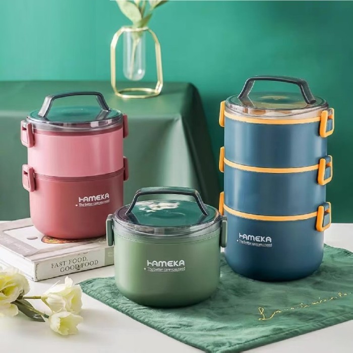 

Terbaru E011 HAMEKA Lunch Box Rantang 23 Susun Tempat Bekal Makan Anti Tumpah - 2 SUSUN Hijau Limited