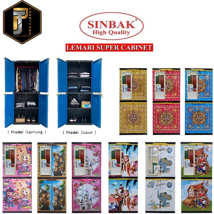 '+'+'+'+] Lemari Pakaian Plastik Sinbak Super Cabinet Murah Pontianak