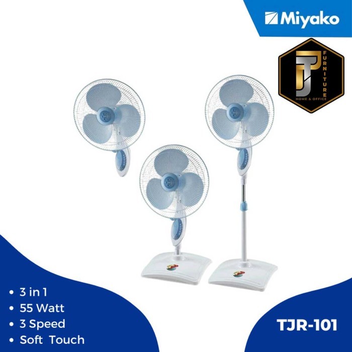 ~@~@~@~@] Kipas Angin 3in1 Miyako TJR-101 16 Inch Murah Pontianak