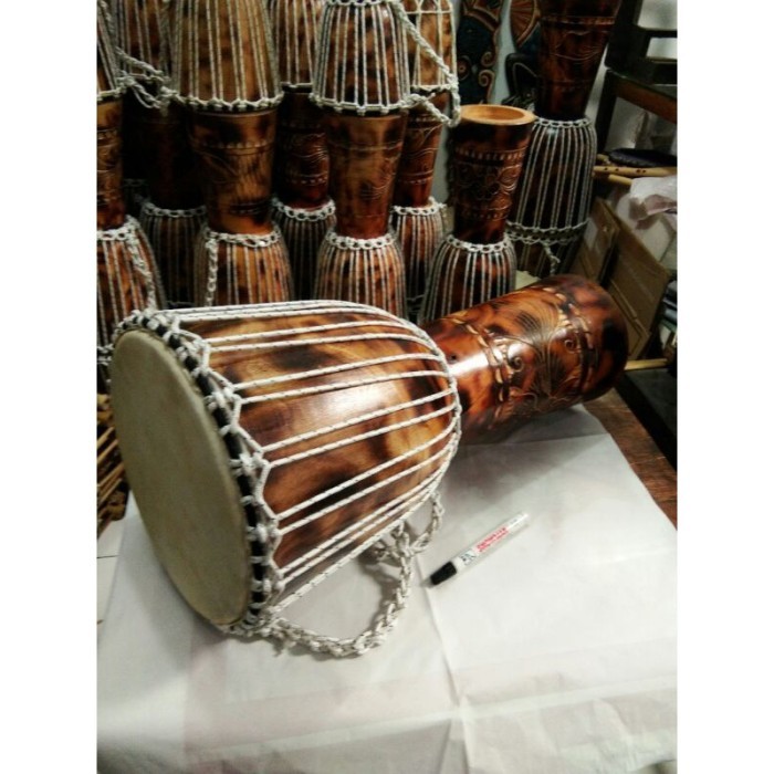 TERBAIK KENDANG GENDANG JIMBE 60 CM ALAT MUSIK PERKUSI