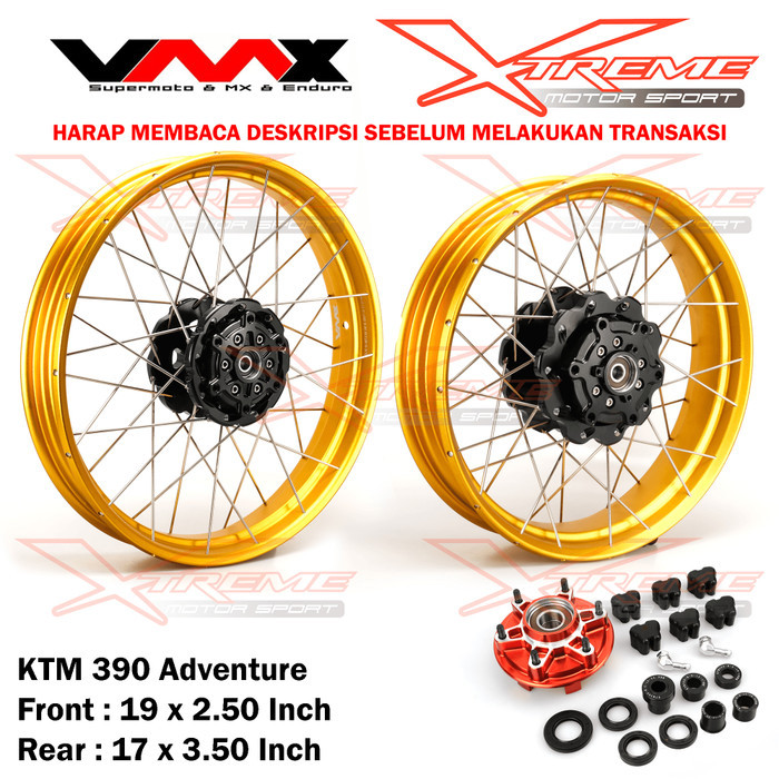 Sale Velg Jari Jari Depan Belakang Ktm 390 Adv / Bmw Gs 1200 / Honda Cb500X