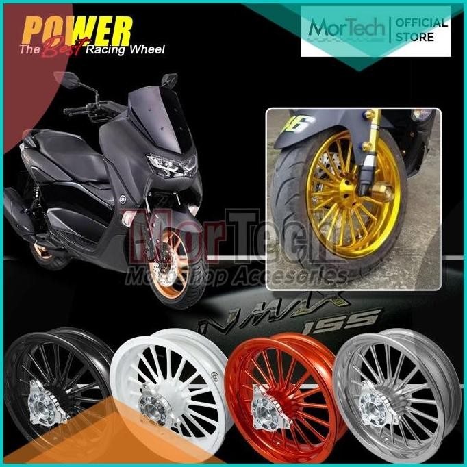 Velg Pelek Racing Tapak Lebar Power Classic Yamaha N Nmax 2020 Hitam