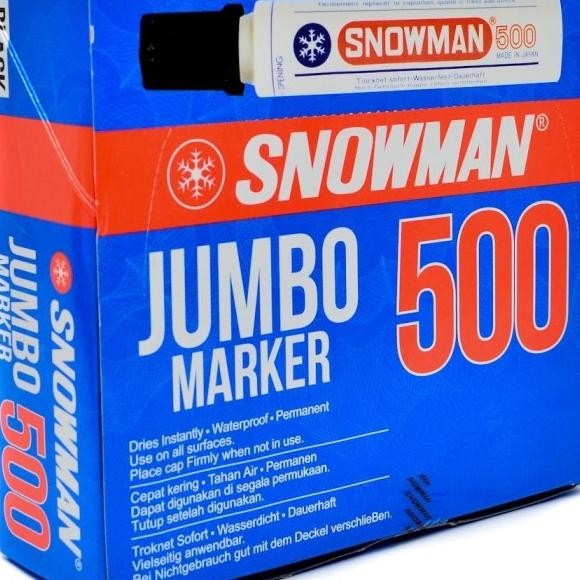 

Spidol Permanen Jumbo Snowman 500 (1 Lsn / 12 Pcs)