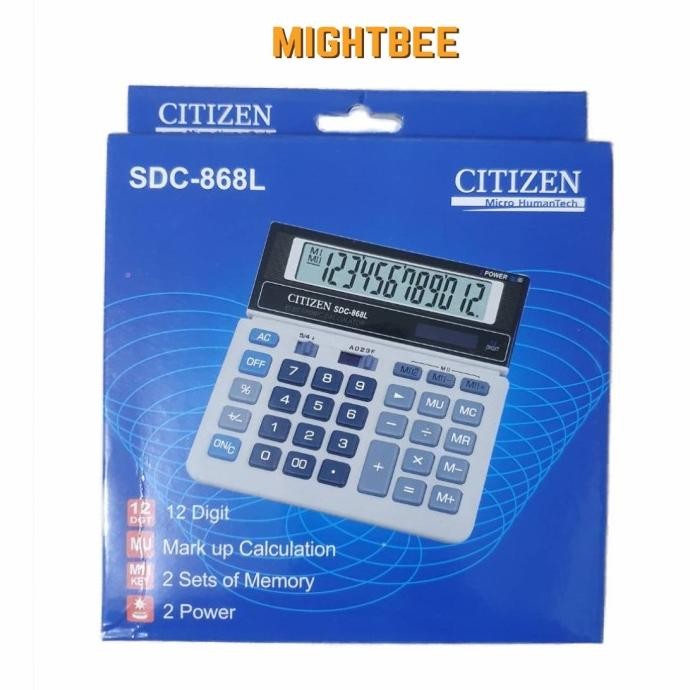 

gs-56 Kalkulator Citizen SDC 868L - Kalkulator 12 Digit Viral