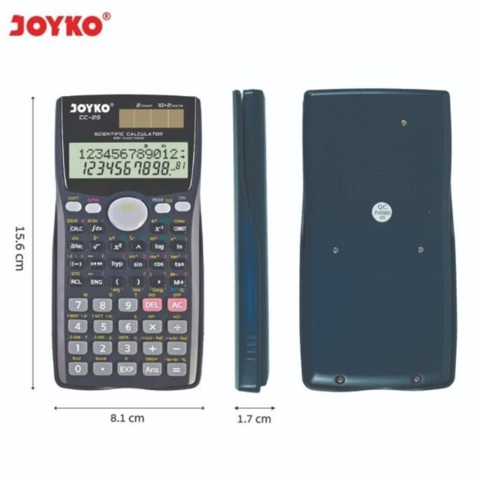 

jy-6 Kalkulator Ilmiah JOYKO CC-25 - Scientific Calculator Mirip FX-991MS Murah