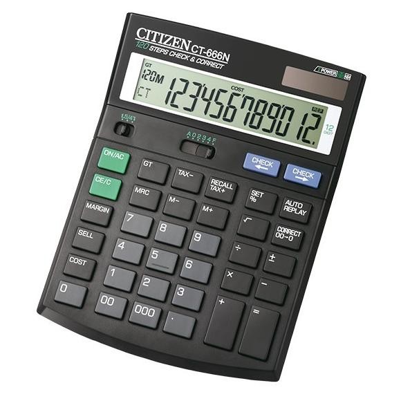 

hj-43 Kalkulator Citizen CT 666 12 digit Besar Sale