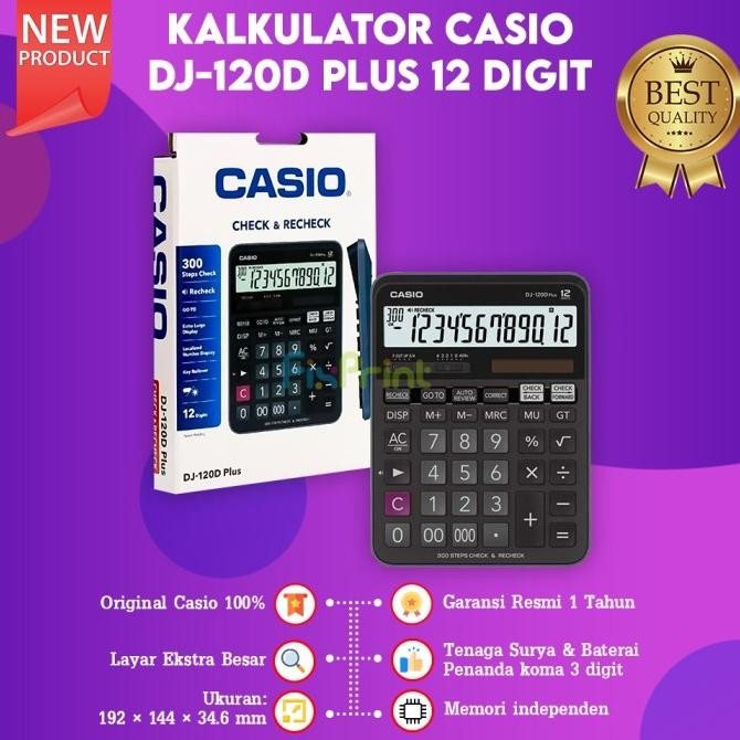 

dvc-78 Calculator Casio Dasar 10 / 12 / 14 / 16 Digit Kalkulator Garansi Original