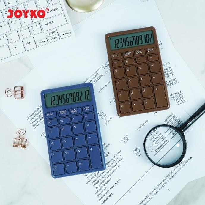 

RHH-1823 Kalkulator JOYKO CC-55CO CHECK CORRECT Calculator CC55CO 12Digit Warna Original