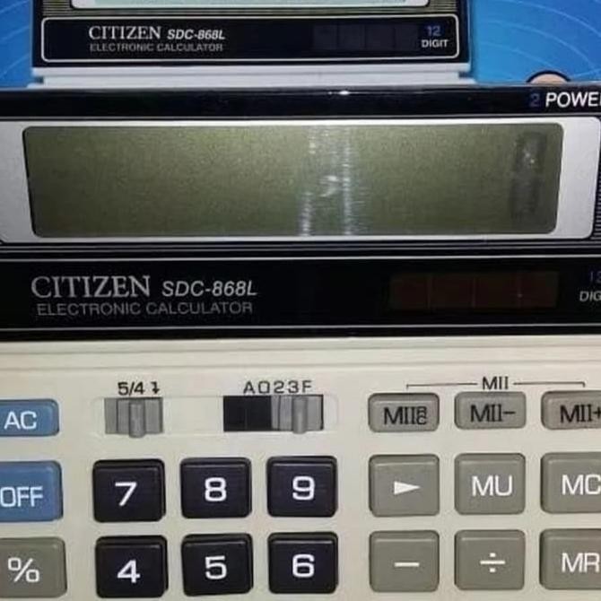 

we-53 Kalkulator CITIZEN SDC 868 L calculator CT-868L kasir alat hitung meng Terlaris