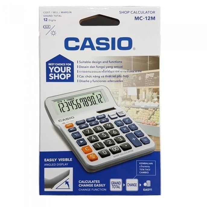 

It34 Casio Calculator MC 12 M Murah