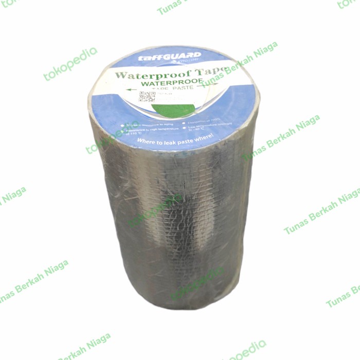 Lakban Anti Bocor / Alumunium Foil Butyl Waterproof Tape - 20cm x 5m