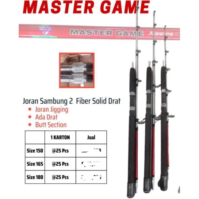 joran jigging mumer master game drat fiber silid