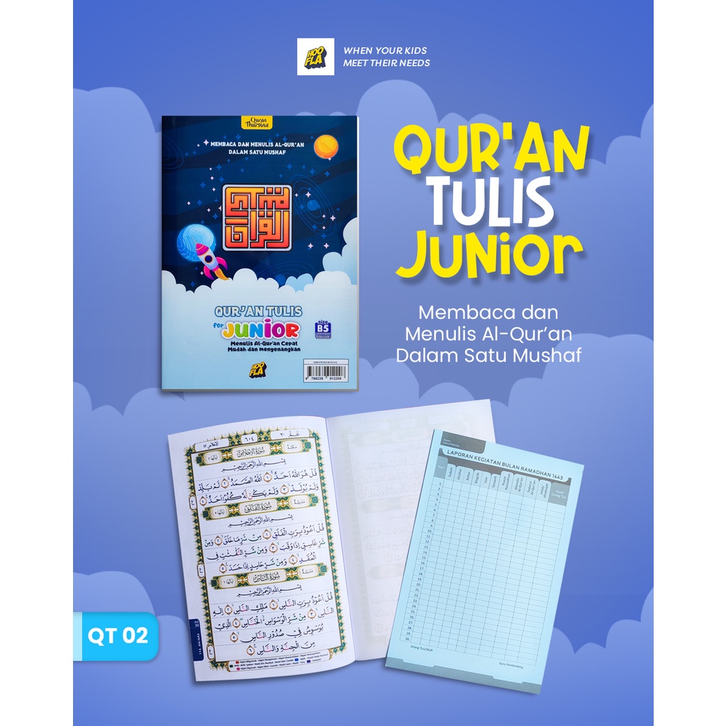 

Qur'an Tulis For Junior Juz 30 ( Juz Amma) - QT02