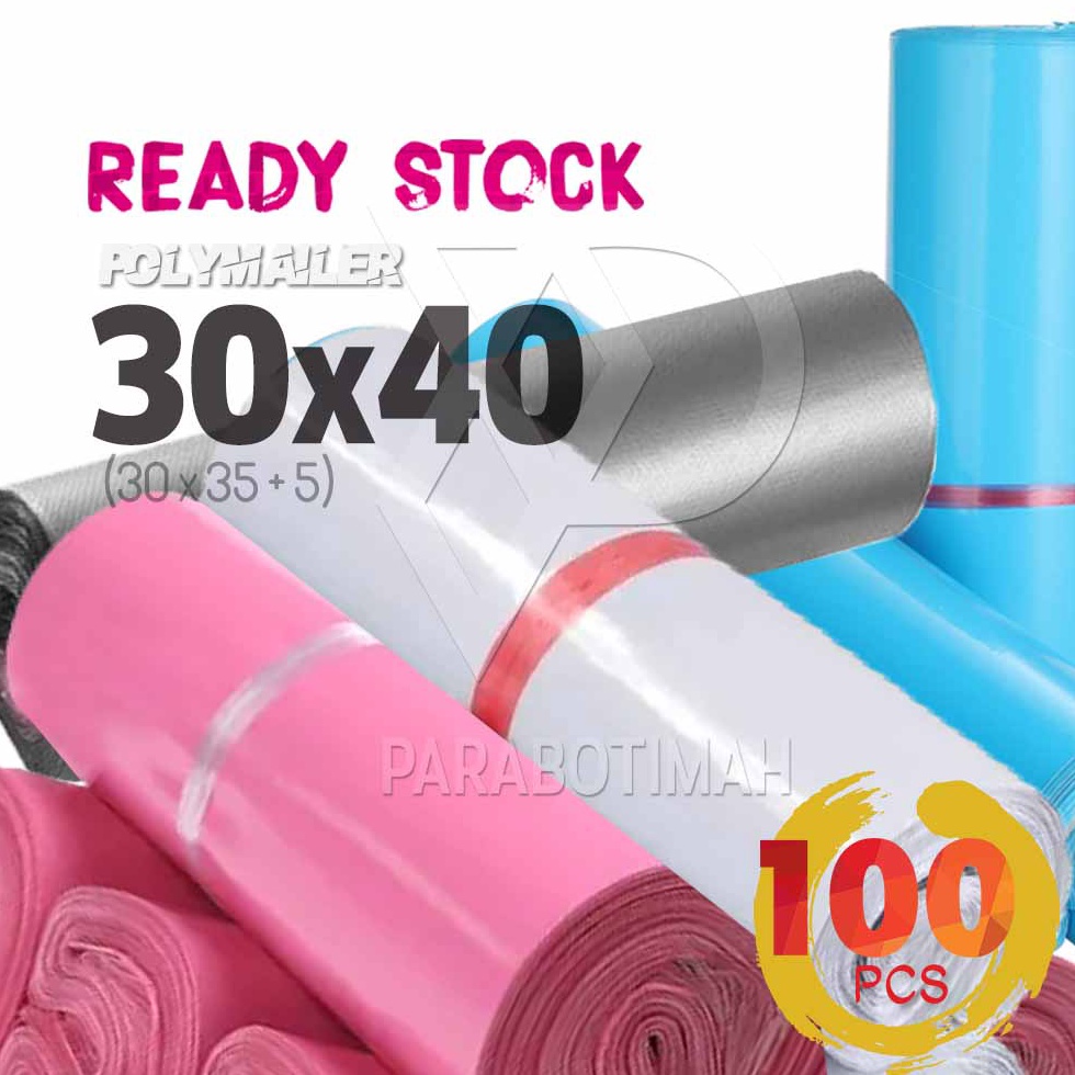 

Modis.. Polymailer plastik packing EKONOMIS 30x40 isi +- 100 lbr murah ready stock Bandung 90