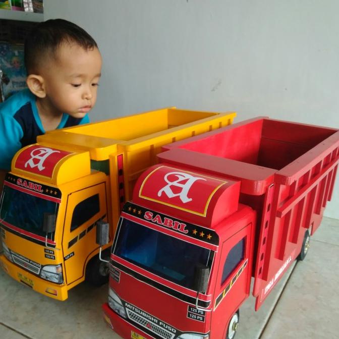 Sale Sale Mobil Truk Oleng Kayu Miniatur Truck Mainan Mobilan Truk Oleng Besar Termurah Termurah