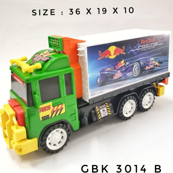 Sale Sale Mainan Truk Box Kontainer Muatan - Truk Sponsor Balap Termurah Termurah