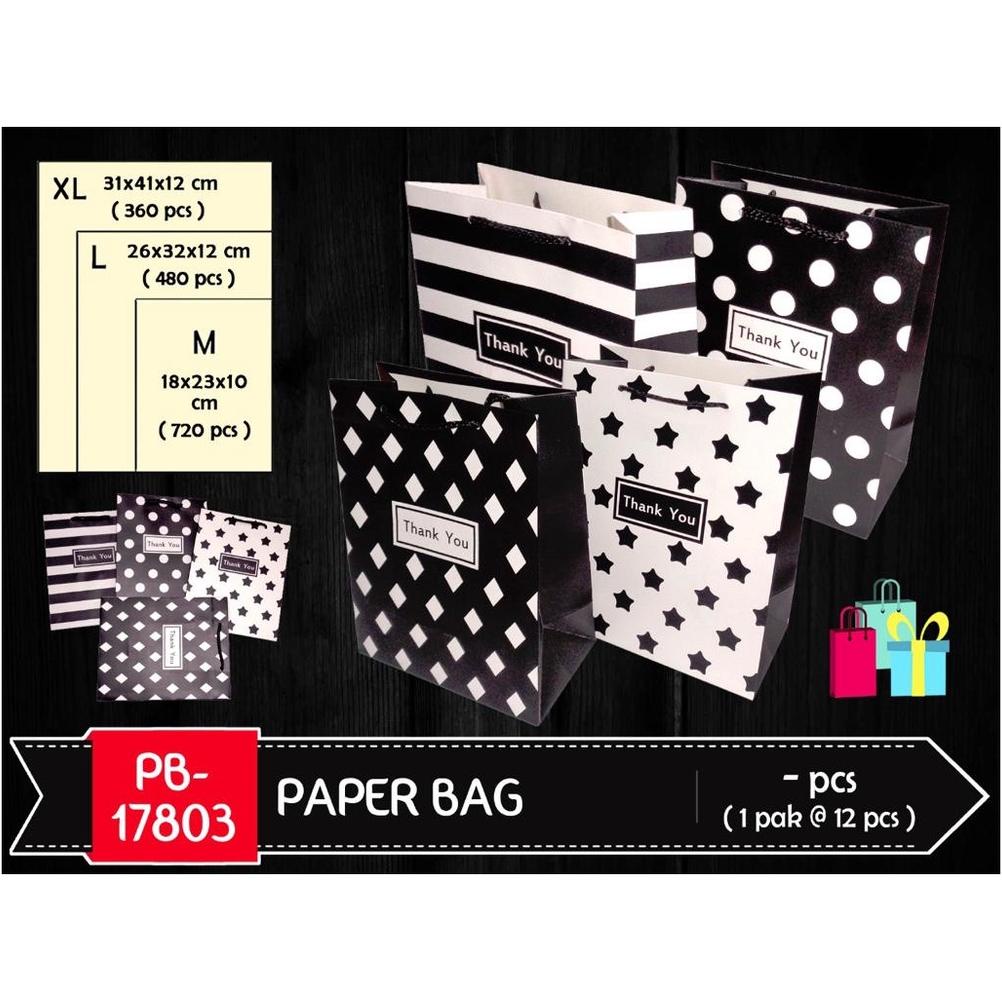 

Viral Paperbag Motif (S) / Paper Bag Thank U Small / Paper Bag Lucu