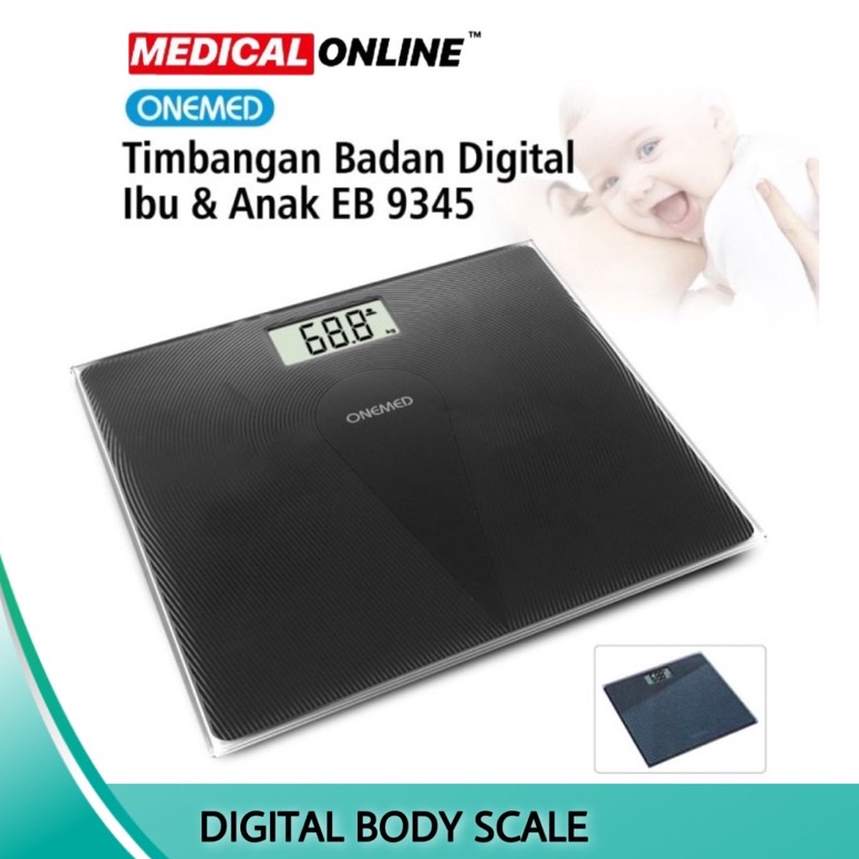 ㅻ TIMBANGAN BADAN DIGITAL IBU DAN BAYI EB9345 EB 9345 ONEMED MEDICALONLINE MEDICAL ONLINE ジ