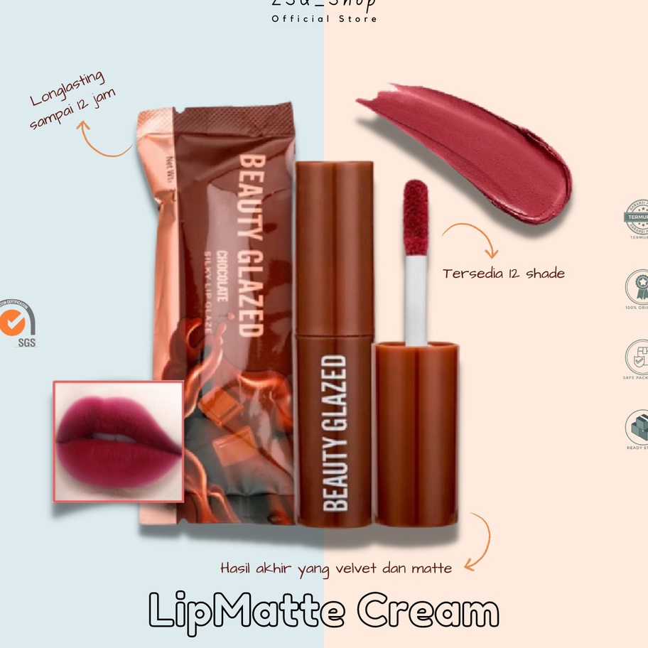 Diskon uMiSS original 4 In 1 lip stick Clay Lipstick&Blush&Eyeshadow Waterproof Lipstick Matte Makeu
