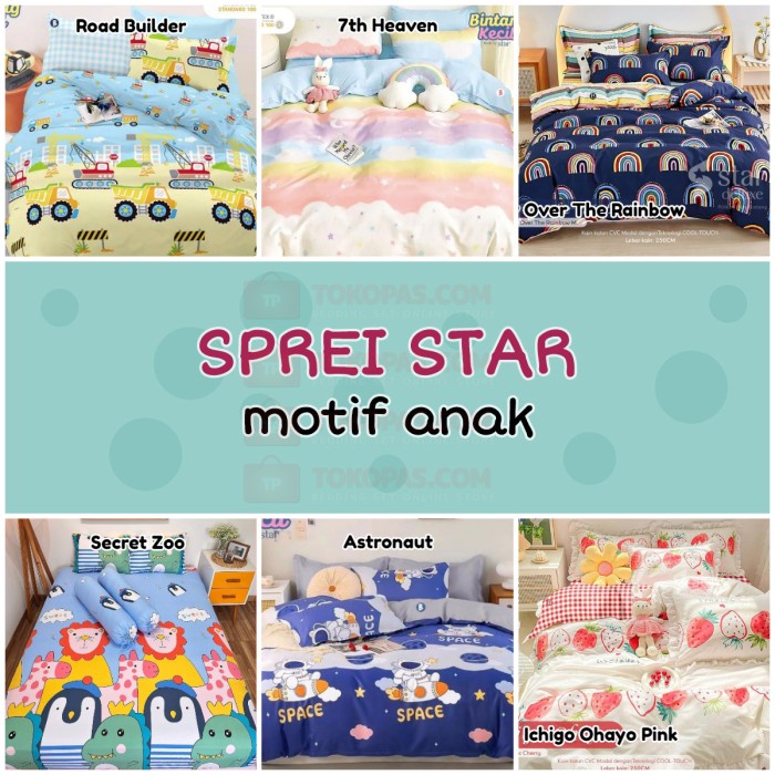 Sprei STAR/ESRA - Motif Anak