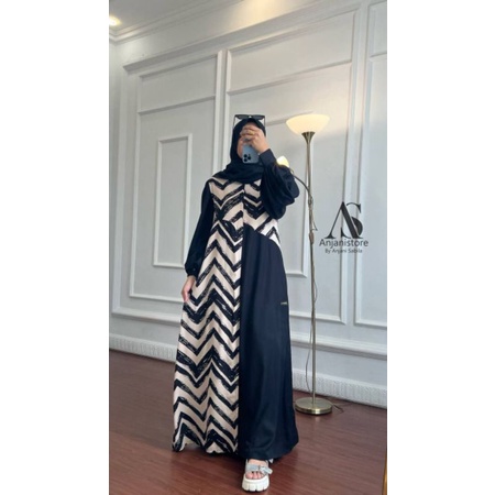 Dress zig zag ORI by ANJANI STORE