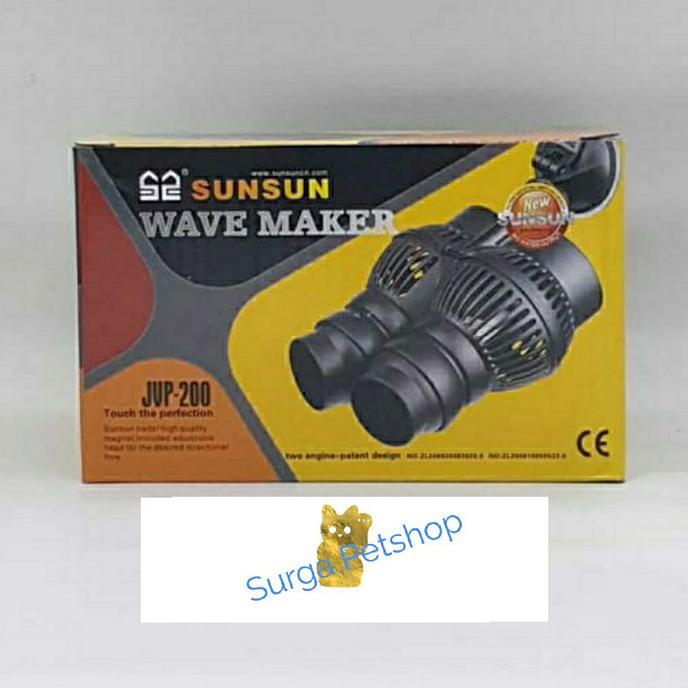 ```````] Pembuat gelombang SUNSUN WAVE MAKER JVP 200 . Wavemaker kolam . JVP200