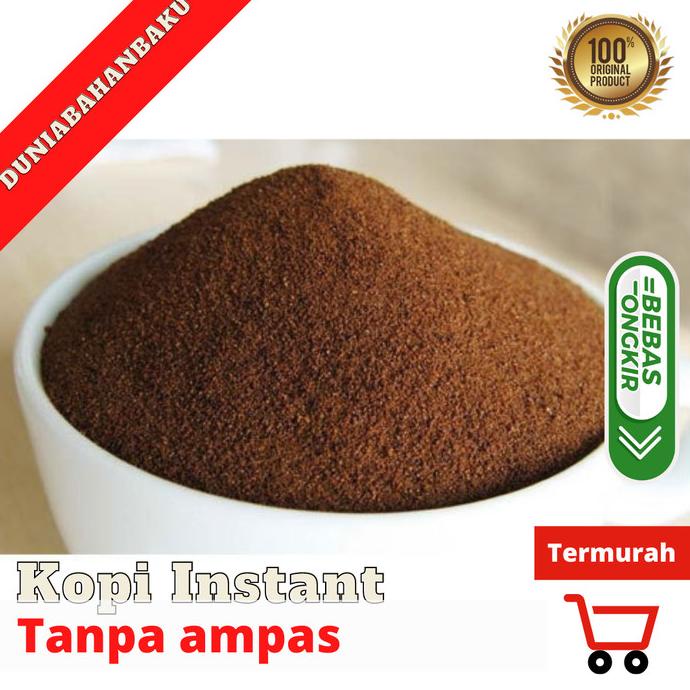 

Kopi bubuk instant 500 GRAM / TANPA AMPAS instan mirip nescafe classic