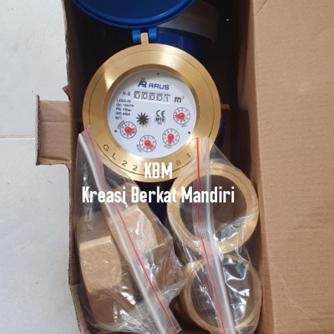 Meteran Air 2" Inch Dn50 / Water Meter 2" Inch / Flow Meter Air 2 Inch