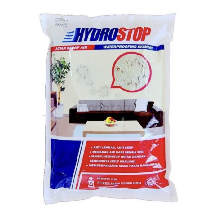 HYDROSTOP SEMEN ACI ACIAN KEDAP AIR HYDRO STOP AQUAPROOF 2 KG