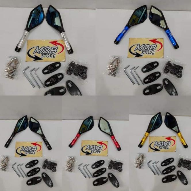 Spion Tomok Variasi V2 Motor Aerox Nmax Ninja Cbr 250 R25 Cb150R