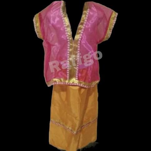 Baju Adat Sulawesi Anak Perempuan / Baju Bodo Anak