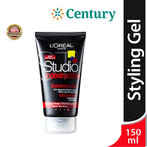 L'Oreal Studio Line Indestructible 150ml / Gel Rambut / Hair Styling Gel / Pomade Rambut / Hair Gel