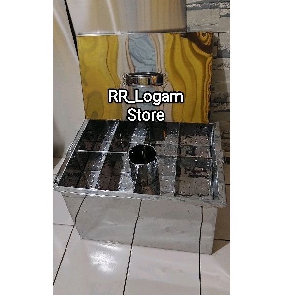 Dandang bakso/panci Bakso prasmanan 8sekat+Lubang kuah